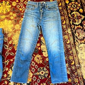 Madewell size 24 cropped jeans
